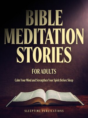 cover image of Bible Meditation Stories for Adults